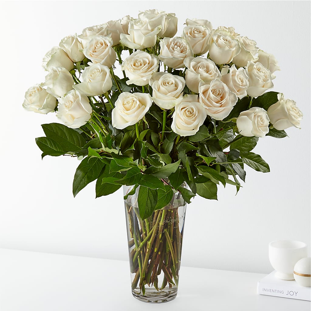 Long Stem White Rose Bouquet – Kalas Events Inc, Orlando FL