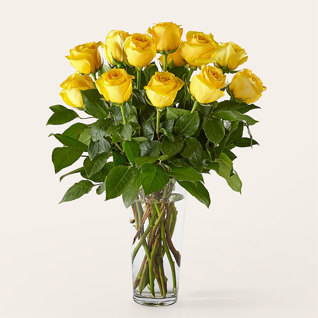 Long Stem Yellow Rose Bouquet – Kalas Events Inc, Orlando FL