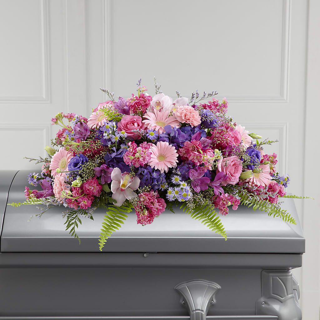 Glorious Garden Casket Spray – Kalas Events Inc, Orlando FL