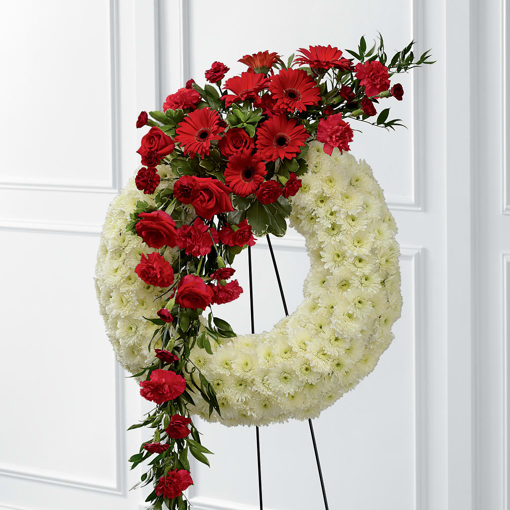 Graceful Tribute Wreath – Kalas Events Inc, Orlando FL