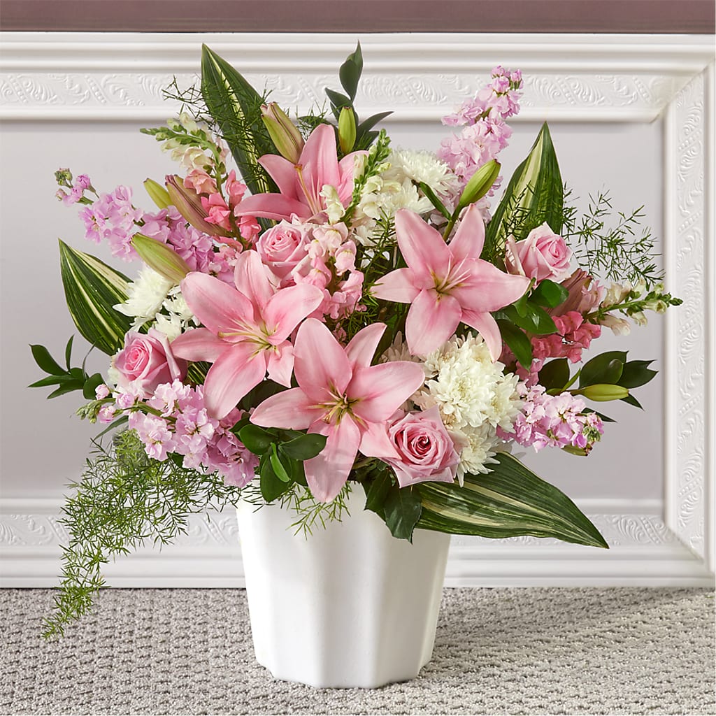 Simply Serene Floor Basket – Kalas Events Inc, Orlando FL