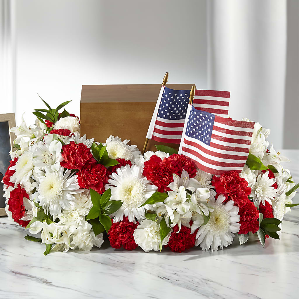 Spirit of Patriotism Cremation Adornment – Kalas Events Inc, Orlando FL