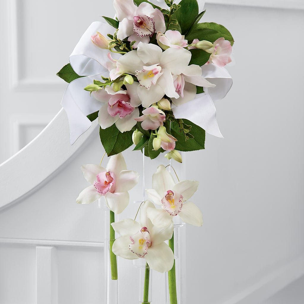 Perfect Entrance Pew Arrangement – Kalas Events Inc, Orlando FL