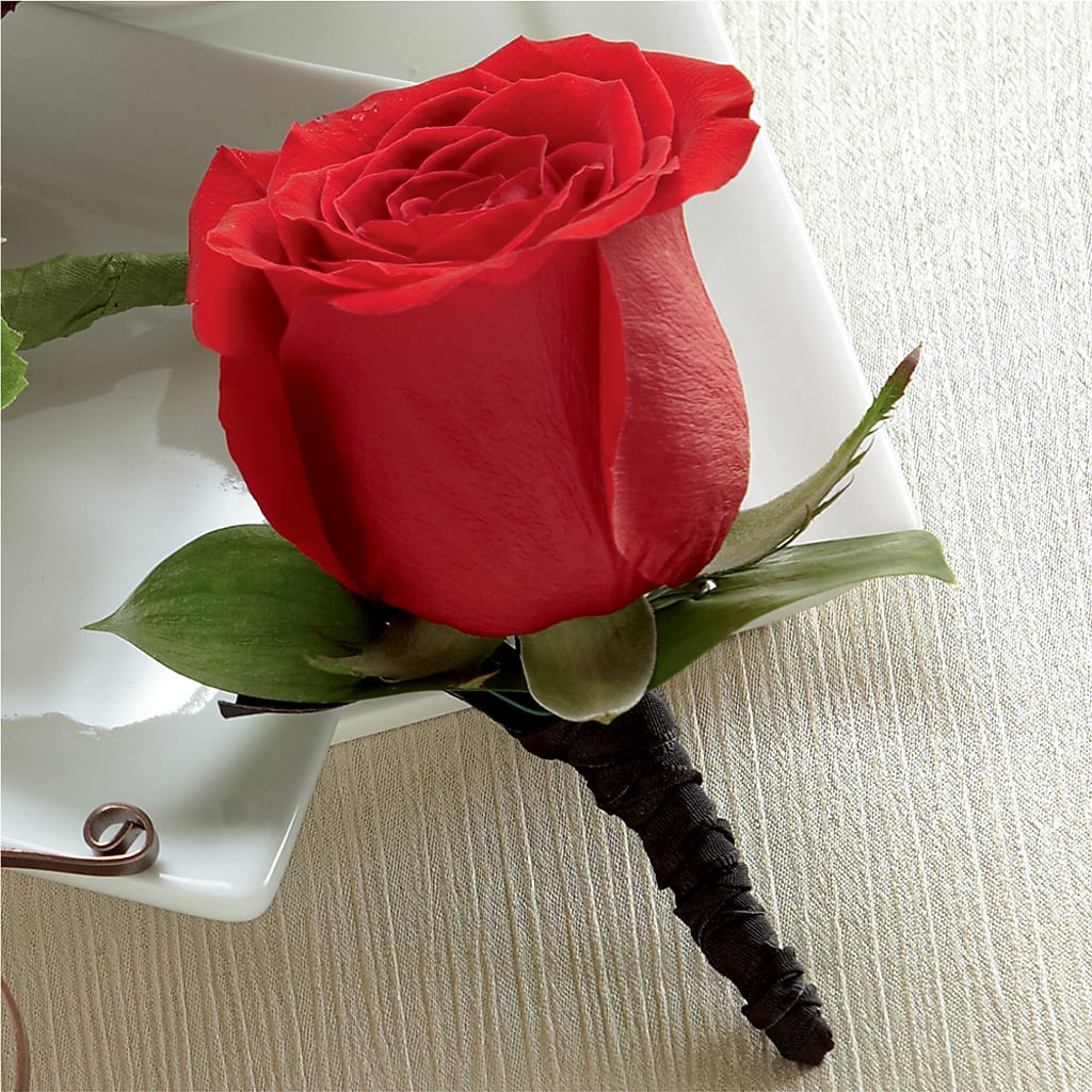 Red Rose Boutonniere – Kalas Events Inc, Orlando FL