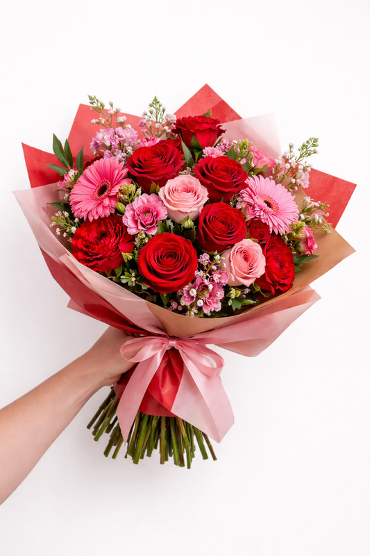 Classic Love Mixed Valentine Bouquet