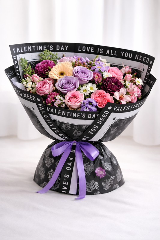 Midnight Romance – Luxury Mixed Bouquet