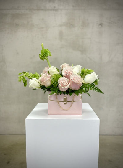 Blush Rose Purse Arrangement –  Kalas Events Inc, Orlando FL