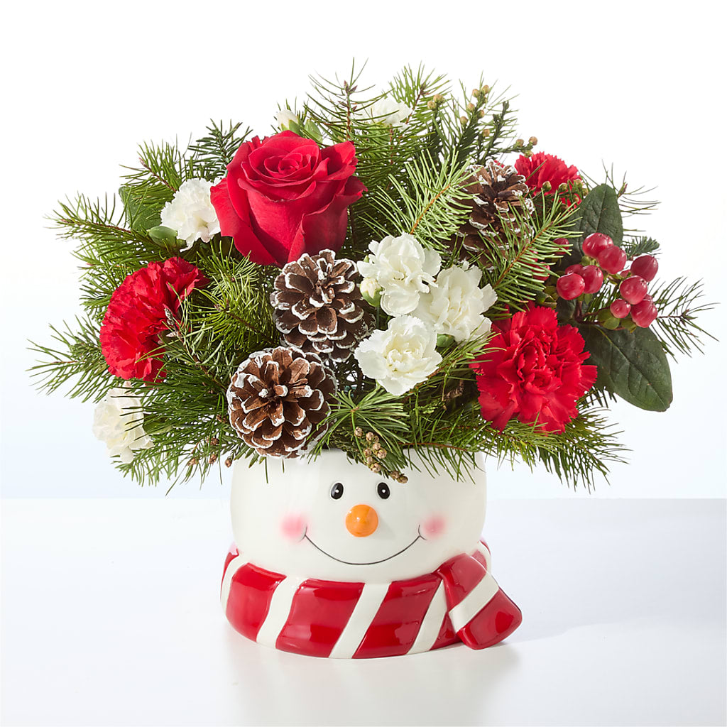 Jolly Snowman Bouquet –  Kalas Events Inc, Orlando FL