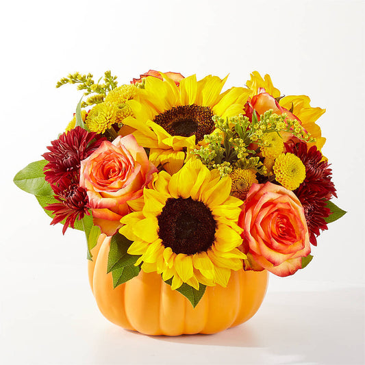 Golden Gourd Pumpkin Bouquet –  Kalas Events Inc, Orlando FL
