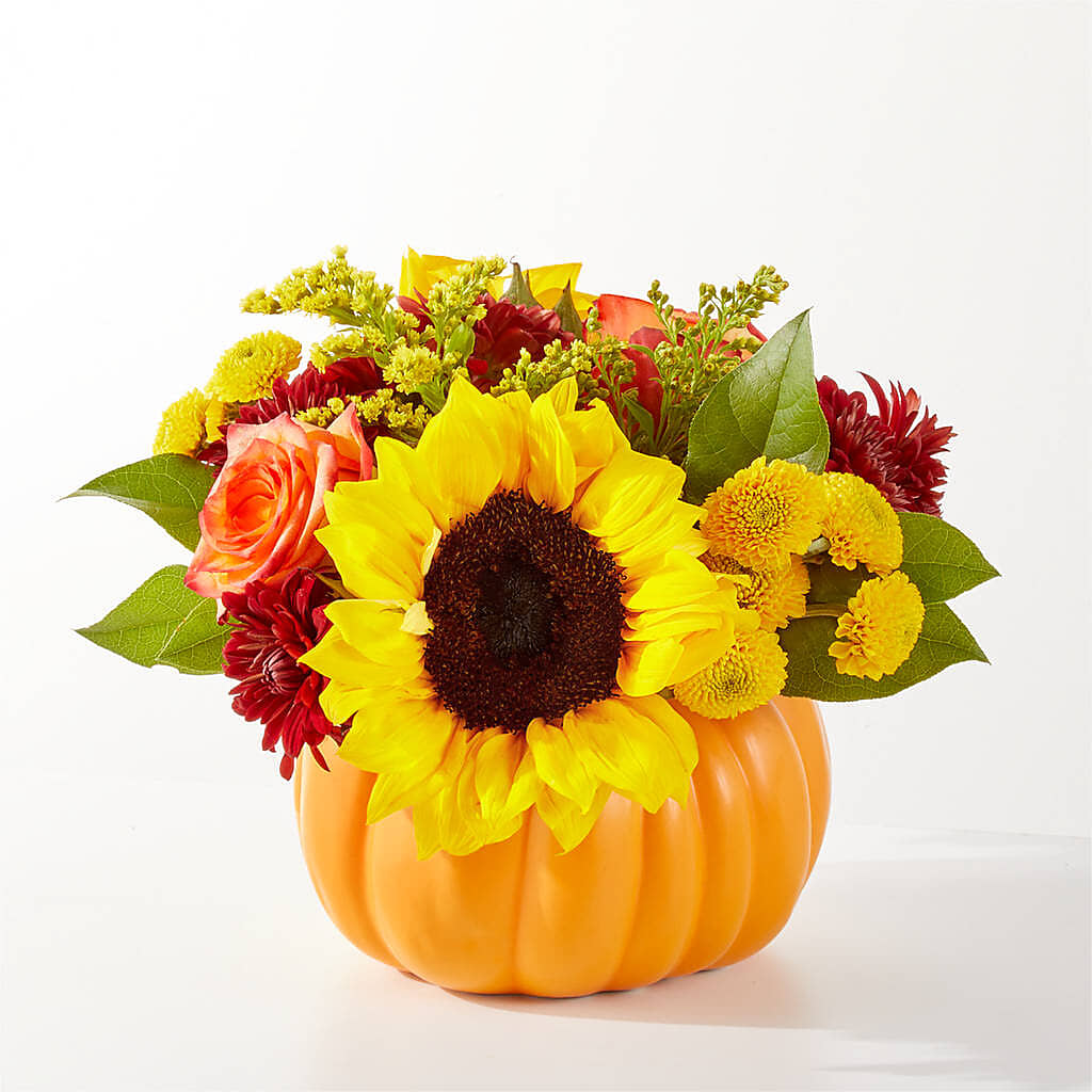 Golden Gourd Pumpkin Bouquet –  Kalas Events Inc, Orlando FL