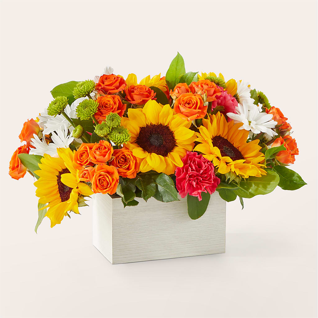 Sun-drenched Blooms Box Bouquet –  Kalas Events Inc, Orlando FL