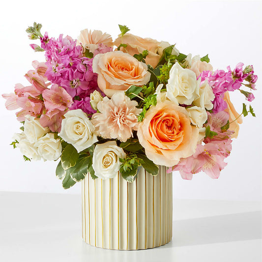 Paradise Bouquet with Ivory Vase –  Kalas Events Inc, Orlando FL