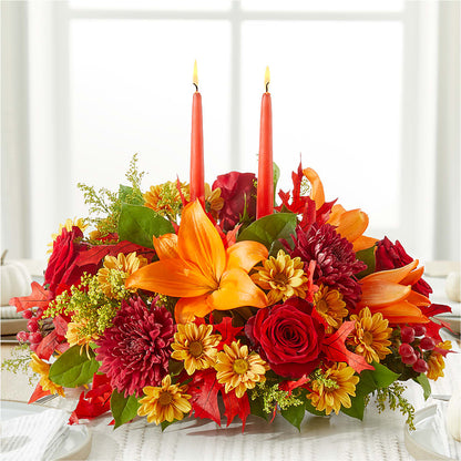 Autumn's Embrace Centerpiece –  Kalas Events Inc, Orlando FL