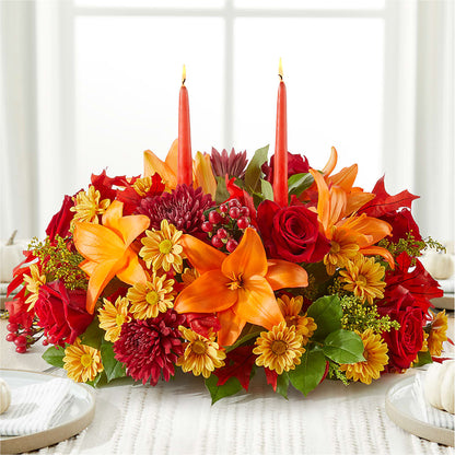 Autumn's Embrace Centerpiece –  Kalas Events Inc, Orlando FL