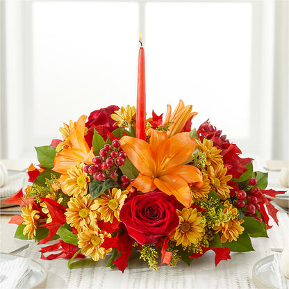 Autumn's Embrace Centerpiece –  Kalas Events Inc, Orlando FL
