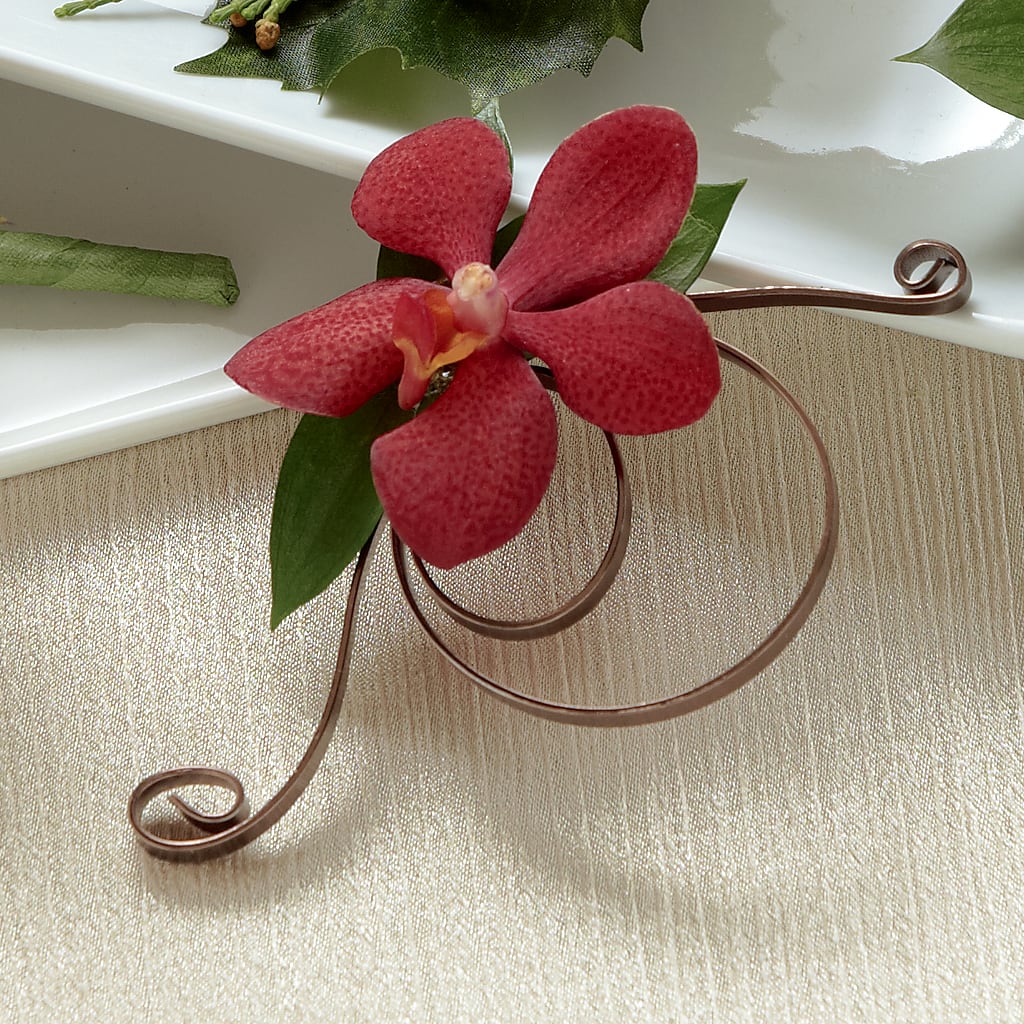 Red Mokara Boutonniere –  Kalas Events Inc, Orlando FL